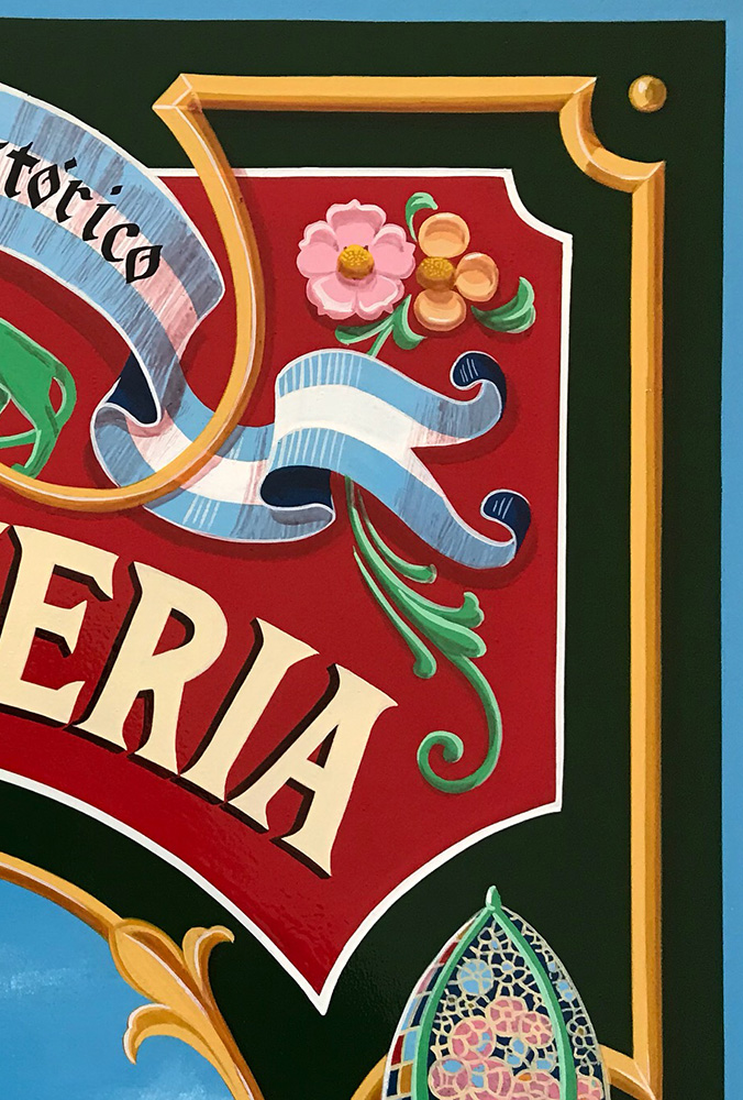 confitería del molino buenos aires fileteado porteno