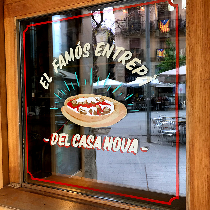 rotulacion-a-mano-cristales-restaurante-barcelona