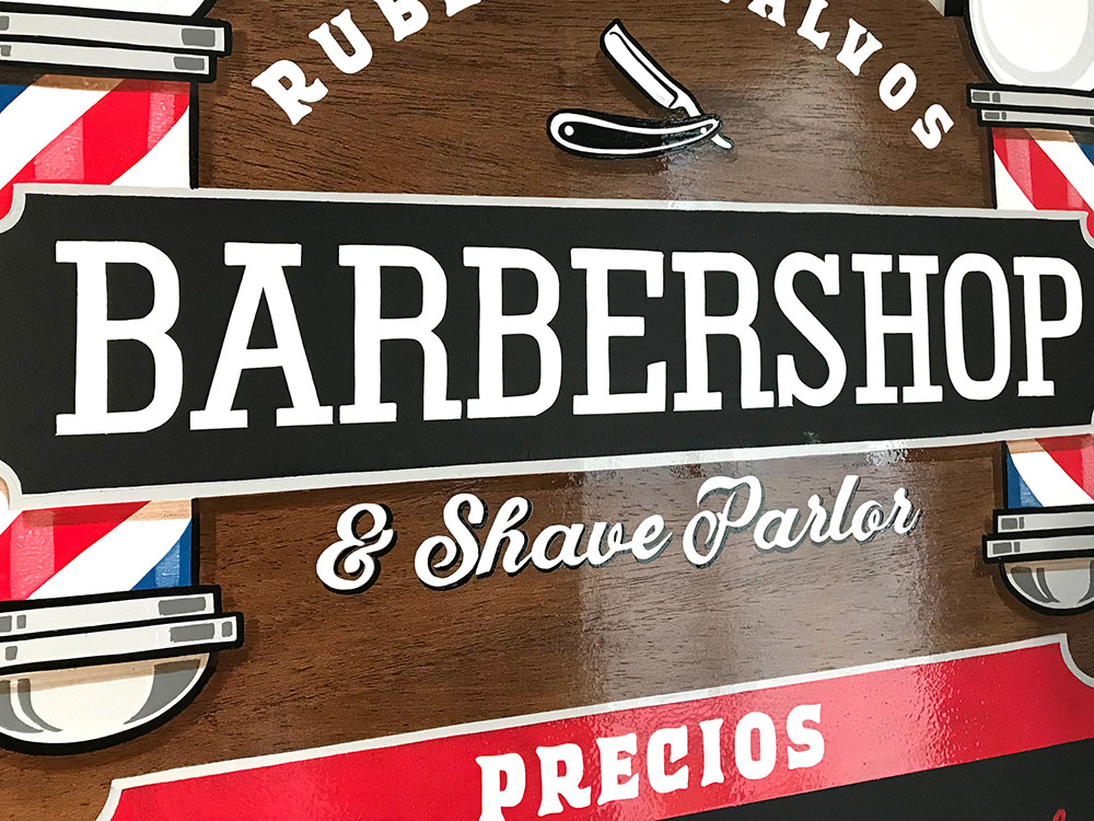 Pizarra-rotulo-artesanal-vintage-Barbería-Madrid