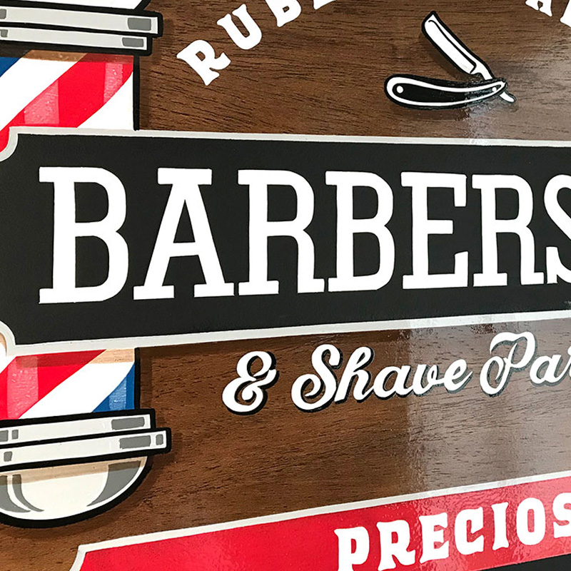 Pizarra-rotulo-artesanal-vintage-Barbería-Madrid-signpainting