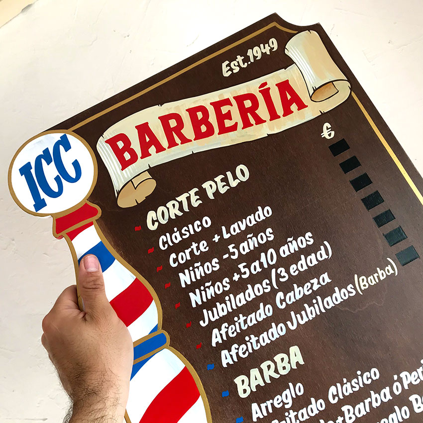 rótulo-vintage-barbería-echo-a-mano-artesanal