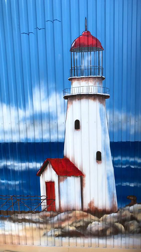 decoracion-puerta-garaje-de-urbanización-alicante