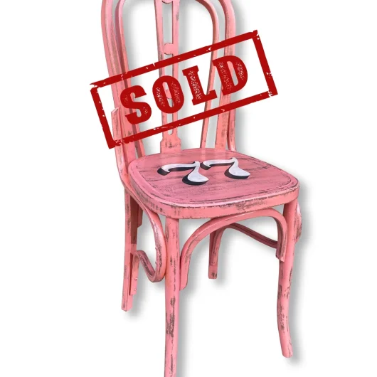 Silla-Thonet-Vintage-Color-rosa-Patina-Numero-77_sold