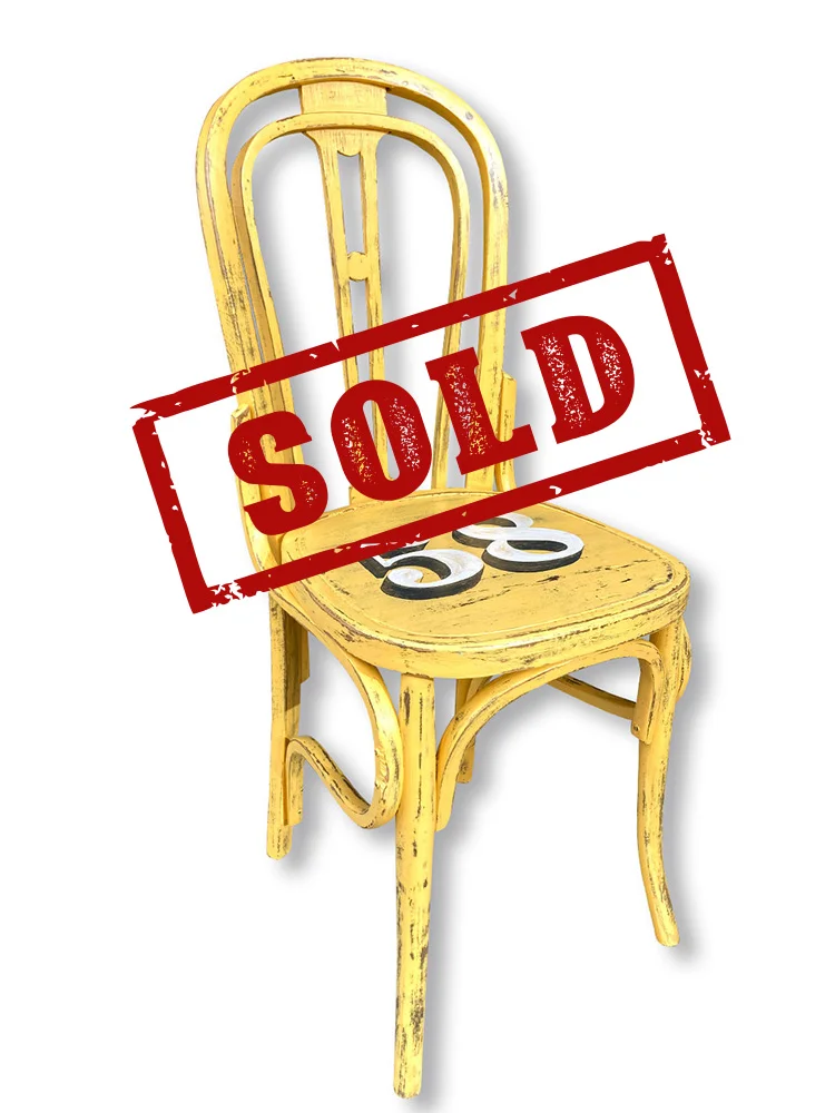 Silla-Thonet-Vintage-Color-amarillo-Patina-Numero-58_sold