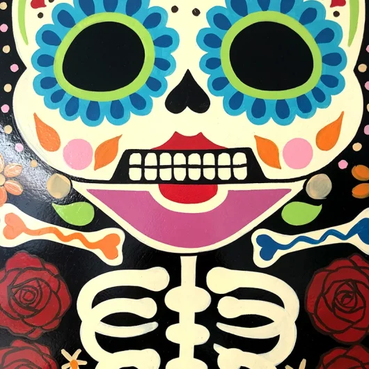 Skull-Matrioshka-Sign-detalle-hand-painted-by-CRoldan-Art