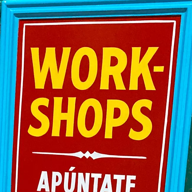 Letras estilo Block pintadas a mano